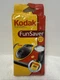 Kodak Fun Saver 35mm One Time Use Disposable Camera ISO-800 & Flash 27 Exp..F6