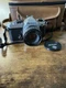 Nikon FM 35mm SLR Film Camera with Nikon 50 mm f1.8 Series E Pancake Lens.