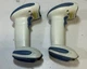 (Lot of 2) Motorola DS6878-HC2000BWR Wireless Barcode Scanner, White "F1D"