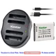 Kastar Battery Dual Charger for Olympus Li-50B & Stylus 9000 Stylus 9010 SZ-10
