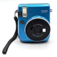 Fujifilm Instax Mini 70 Instant Film Camera Blue Tested Working Strap Selfie