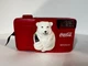 1999 Coca Cola Polar Bear Point & Shoot Motorized 35 mm Film Camera Vintage