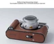 Genuine Leather Handmade Camera HandGrip Half Case Bag Cover For Leica M11P/MEV1