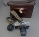 Minolta SRT 201 35mm Film SLR w/ Minolta MD 45mm f2.0 Lens Vntg Kodak Bag Works