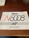 Nikon N8008 AF Manual & N8008 S Brochure Excellent Condition Very RARE