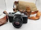 Pentax K1000 35mm Film Camera w/ SMC 50mm Lens, Bag, Strap & Caps w/ bag + strap