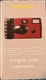 heyday Single-Use 35mm Camera Red Black Fixed Focus Built-in Flash