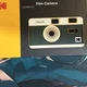 Kodak ULTRA F9 35mm Film Camera Built-in Flash Green White. See description!