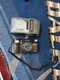 Olympus SuperZoom 3000 DLX Multi AF 38-110mm Point & Shoot Film Camera For Parts