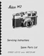 Leica M2 Service & Repair Manual Reprint: All Models except M2R, includes M1
