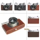 For Canon QL17 QL19 Handmade Genuine Real Leather Half Camera Case Bag Cover