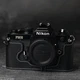 For Nikon FM2 FE2 FM2N Handmade Real Leather Half Camera Case Bag Cover Black