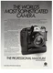 1981 Minolta Professional Maxxum 9000 Camera Vintage Print Advertisement Art