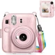 Clear Case for Fujifilm Instax Mini 12 Instant Camera Crystal Hard Shell Cover