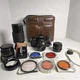 VTG CANON F1 35mm Film Camera w/ 50mm CANON Lens, 3 Extra Lenses + Accessories