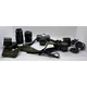Olympus OM-1 SLR 35mm Film Camera + Lenses Battery Inspected Meter Works Silver