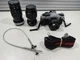 Canon AE-1 Program 35MM Film Camera+ 3 Lens 50mm 80-200mm 30-80mm- ALL WORKING
