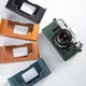 Handmade Genuine Real Leather Half Camera Case Bag Cover For Canon AE-1 AE-1P