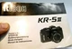 Ricoh KR-5 III camera guide owner's manual instructions English Francais Espanol