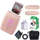 Fujifilm INSTAX MINI LINK 3 Smartphone Printer (Rose Pink) + 20 Instant Film