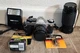 Canon AE-1 35mm SLR Film Camera w/ 50mm FD, 200mm Macro, Speedlite 188a Flash