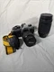 Nikon FM2 35mm SLR Film Camera & 2 Nikon AF Nikkor Lenses- Used