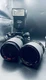 Ricoh KR-5 Super II 35mm SLR Camera Bundle 28-70mm 80-200mm Lens + Vivitar Flash