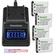 Kastar Battery LCD Quick Charger for Casio NP-80 & Casio Exilim EX-S5 Camera