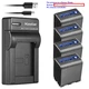 Kastar Battery Slim USB Charger for Sony NP-QM91D Sony DCR-PC115 DCR-PC6 DSC-S75