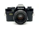 Konica FP-1 Program Black Good 35mm Analog SLR 50mm f/1.7 Kit Lens AR