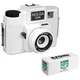 Holga 173-120 Holgawood 120N Medium Format Camera (Casablanco) Bundle with Bl...