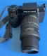 Pentax SF10 35mm SLR Film Camera with Takumar-F  Zoom 1:4-5.6 70-200mm Untested