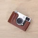 For Fujifilm Xhalf Camera Bag Leather Dock Case Base Protection Cover Shell