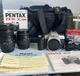 Pentax ZX-30 35mm SLR Film Camera w/ 100-300mm & AF28-80mm Zoom Lens Case Bundle