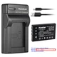 Kastar Battery Slim Charger for Kodak KLIC-5000 & Kodak EasyShare DX7440 Camera