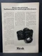 1971 Vintage Ads, Printed,Wall Art, Camera, Ricoh TLS-401 Camera (2144)