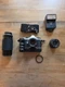 PENTAX MG Super 35mm SLR Film Camera Manual Focus Built-In Meter Silver Black