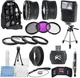 Deluxe Accessory Kit For Sony ZV-E10 DSLR Camera with 16-50mm Lens