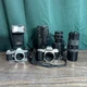 Pentax MG 35mm And Pentax ZX-50 35mm Camera Lot, 2 Lens And Flash (31)