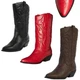 NEW Women&rsquo;s Western Cowboy Pointed Toe Knee High Boots &ndash; SODA RENO‑S