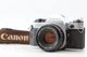 [Near MINT w/Strap] Canon AE-1 Program Film Camera FD 50mm f/1.8 Lens From JAPAN