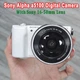 Sony Alpha a5100 24MP Mirrorless Digital Camera White w/ 16-50mm Lens 95%NEW