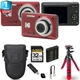 Kodak PIXPRO FZ55 Digital Camera (Red) + Tripod + Case+ 1 Yr Warranty