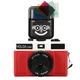 Holga 135BC 35mm Plastic Retro Film Camera 135 BC Red with Flash