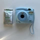 Fujifilm - instax mini 11 Instant Film Camera - Sky Blue with one pack of film