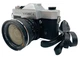 Vtg 1972 Yashica TL-Electro 35mm SLR w/ Auto Chinon 28mm 1:2.8 Lens, Strap