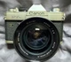 Canon FTb QL 35mm SLR Film Camera with 28mm F/1:2.5 Vivitar Lens