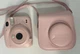 Fujifilm Instax Mini 11 Instant Camera with Case Blush Pink Tested - No Film