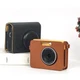 Stylish Crossbody Camera Bag for KODAK MS300 Leather Hard Shell Protective Case