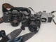 Minolta Film Cameras 35mm Black Body XE-7, X-700, And Srt200  Lot Of 3 Untested